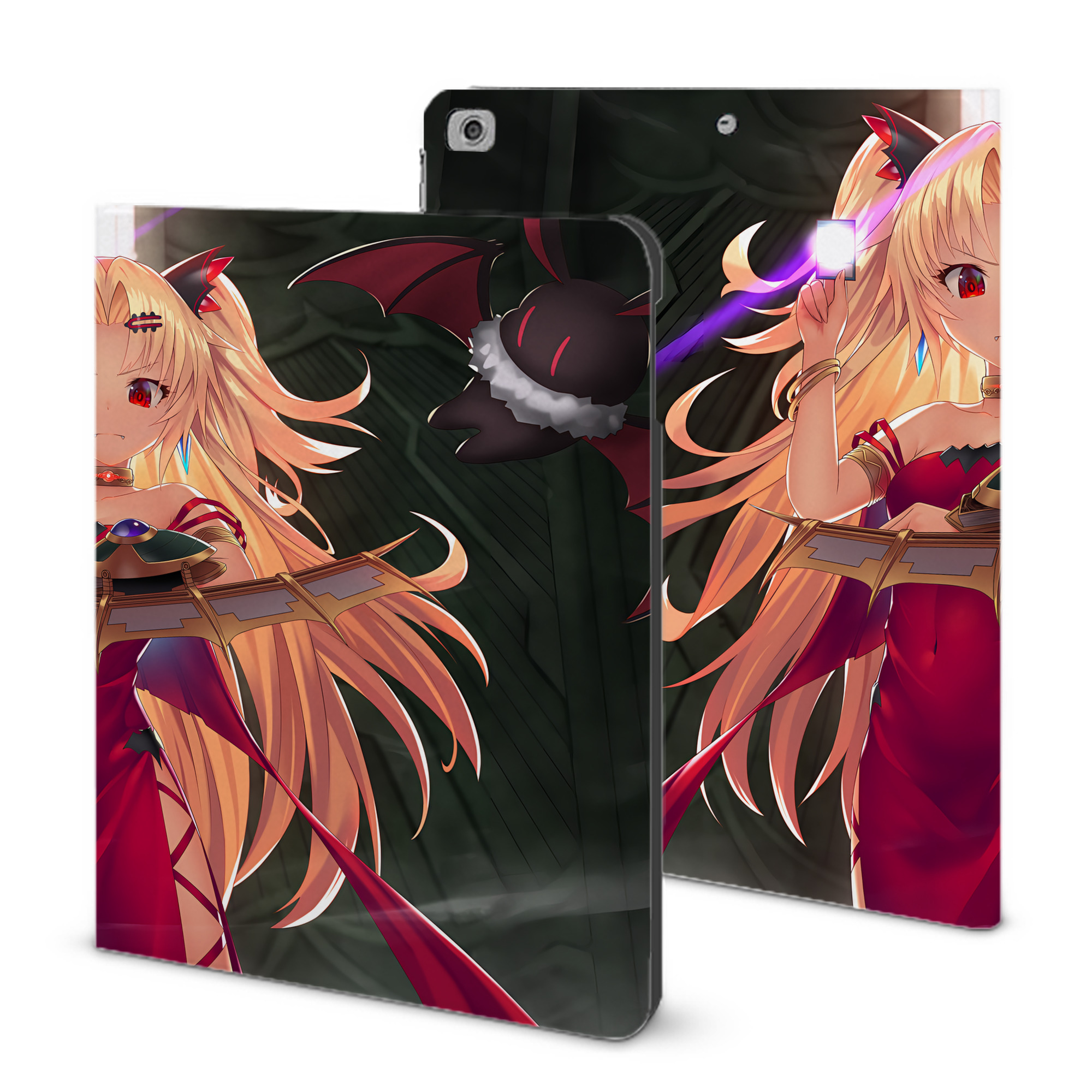 （画像用） 遊☆戯☆王 Yu-Gi-Oh! IPad ケース ブック型 PUレザー TPU 耐衝撃 軽量 薄型 ペン収納なし 全面保護 IPad 各モデル対応